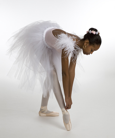 Ballerina in White Tutu MF5572