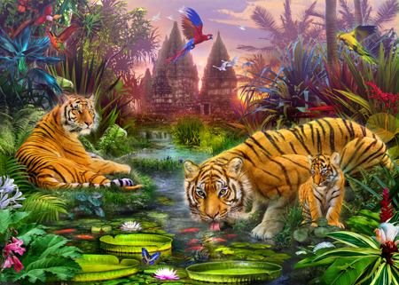 Tigers at the Ancient Stream