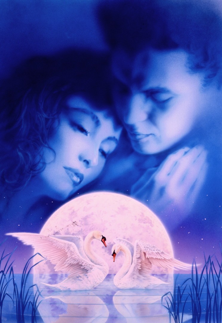 Moonlight Swans