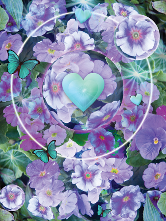 Paradise Garden Heart