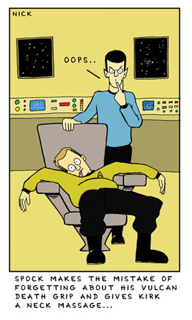 Kirk and Spock