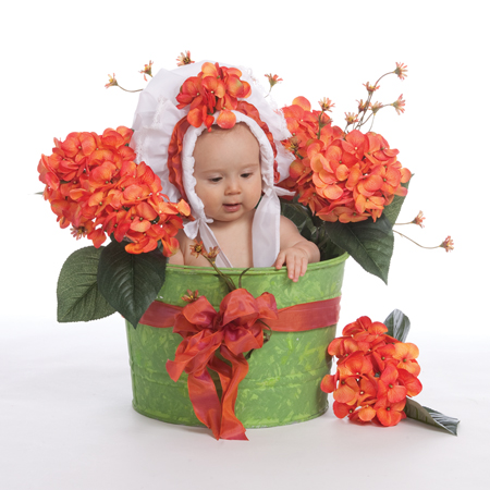 Baby Decorated With Flowers MF 5599