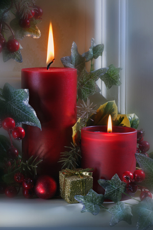 Christmas Candles C445