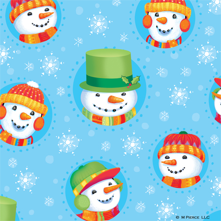 Snowman Circle Heads