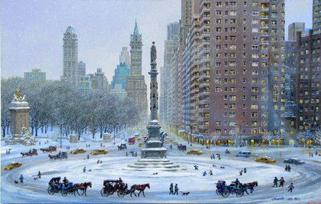 New York – Columbus Circle Winter Wonderland