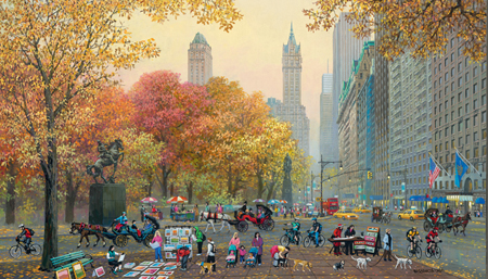 New York – Central Park Entrance Fall