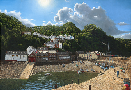 Summer Evening, Clovelly, North Devon