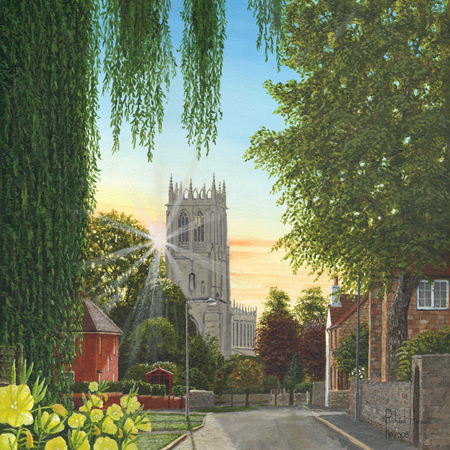 Summer Morning, St Mary’s Church, Tickhill, Yorkshire