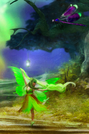 Lime Aurora Dancer