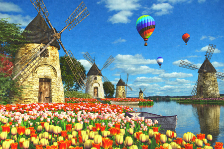 Tulips & Windmills