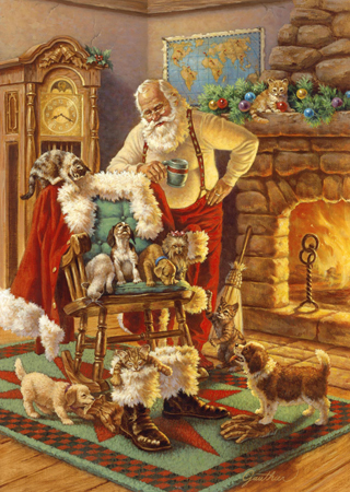 CG-304a – Santa & Friends