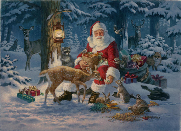 CG-311 – Santa In Forest