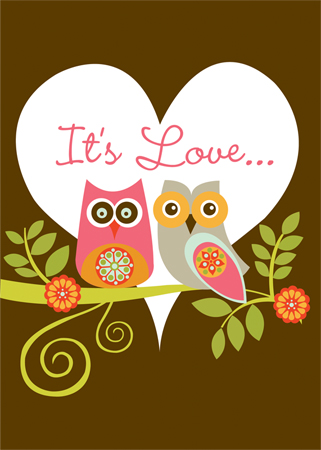 Two Owls In Love