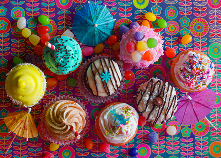 Cupcakes Birdseye View