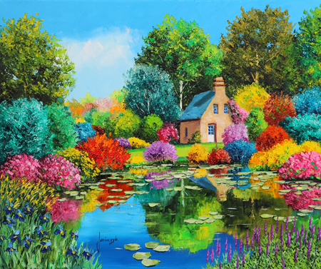 Flowered Pond