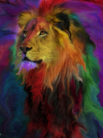 Rainbow Lion