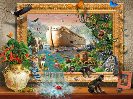 Noah’s Ark Framed