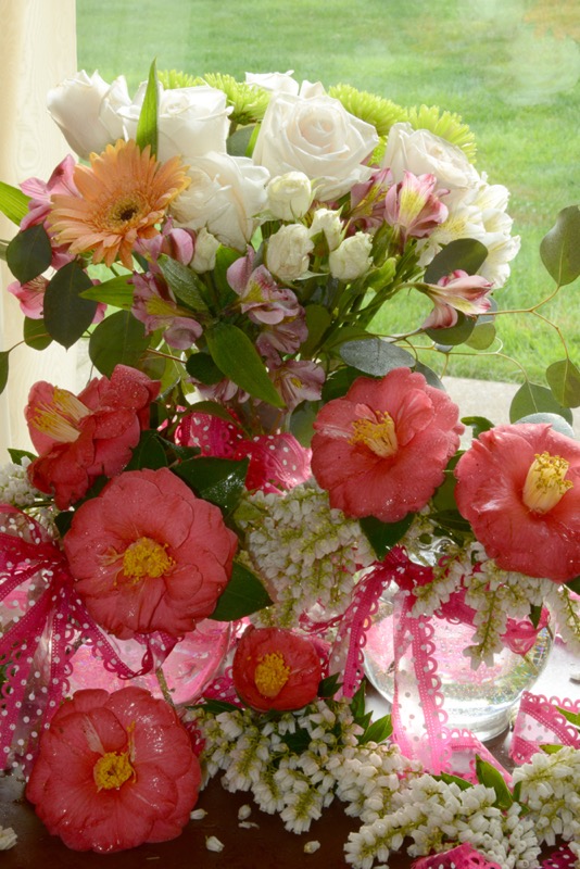 Camellia and Flowers Bouquet