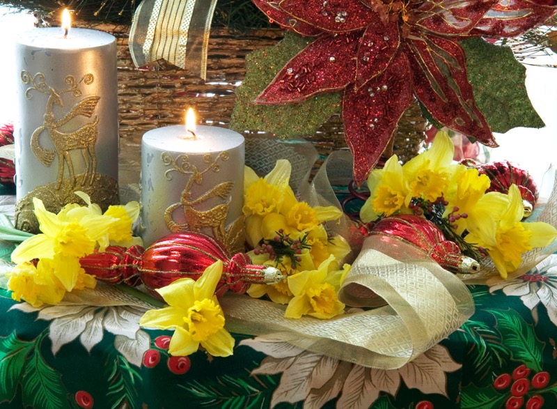 Flower Candle – Christmas