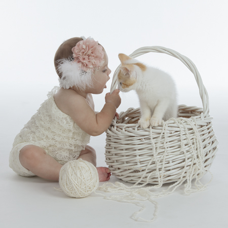 Baby with cat 2