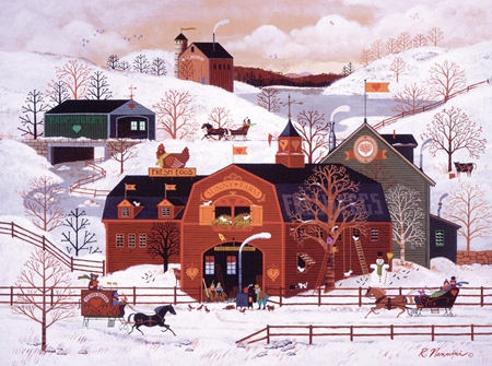 Sunny Farm Winter