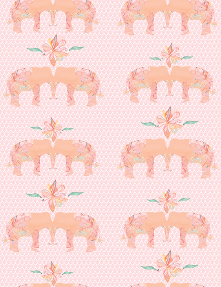 Menagerie Elephant Pattern