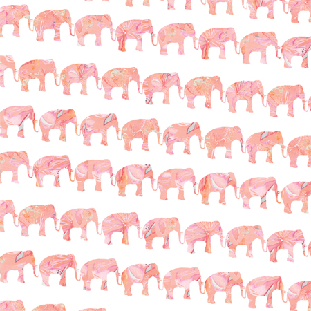 Menagerie Elephant Pattern 2