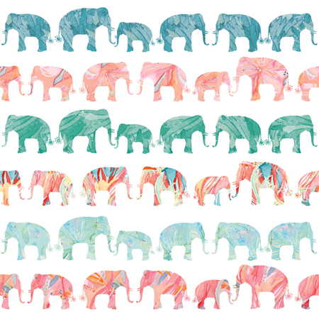 Menagerie Elephant Pattern 3