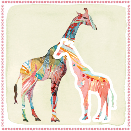 Menagerie Pillow Giraffe 3