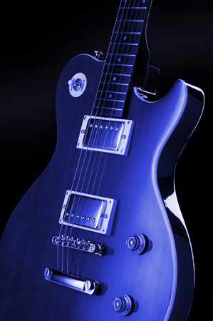 Blue Gibson Guitar