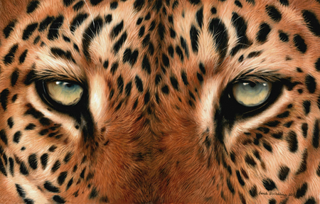 Leopard Eyes Painting