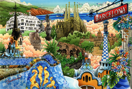 Barcelona Collage