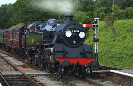 Steam Train Approaching