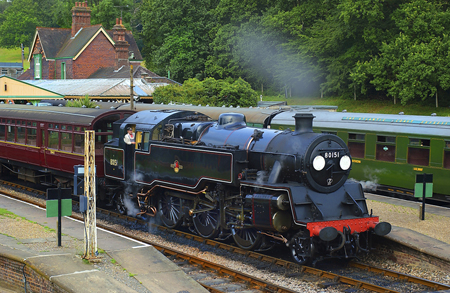 Steam Train at Station