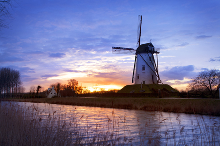 Windmill at Dusk