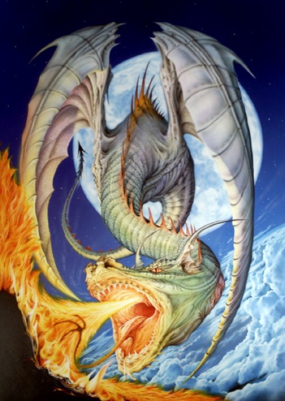 Fire Moon Dragon