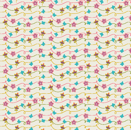 Square Butterfly Pattern 4