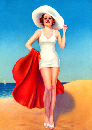 Beach Pinup