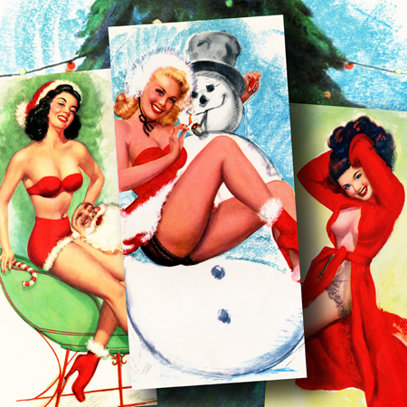 Christmas Pin Up