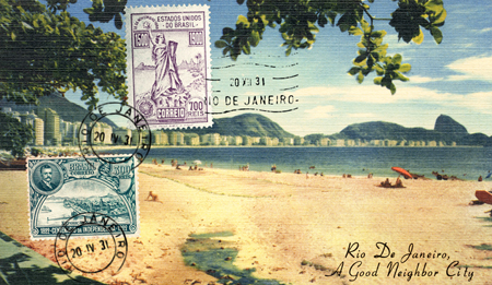 Vintage Rio de Janeiro Beach