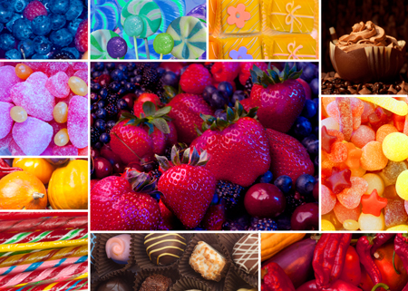 Collage Edible Colors