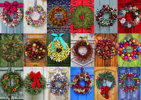 Holiday Wreathes 3×6