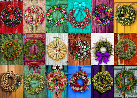 Holiday Wreathes 3×6 v.2