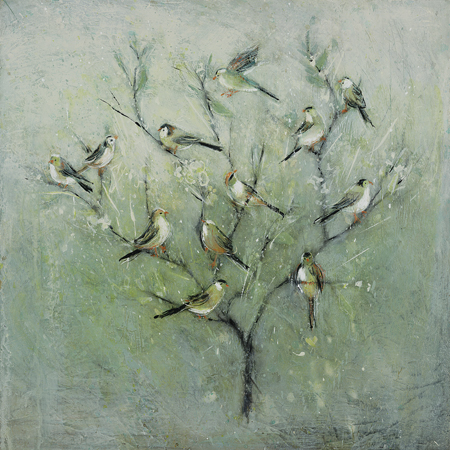 Birds In Tree – Green