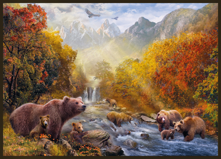 Bears by the Stream