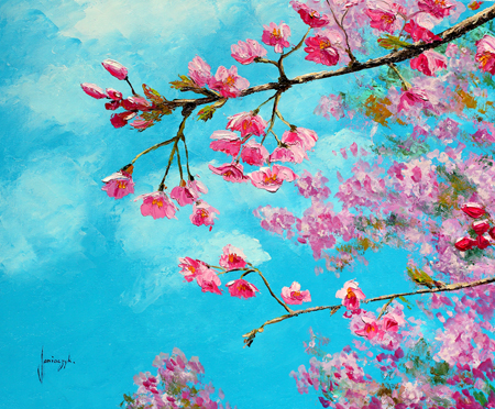 Cherry Blossom Blue