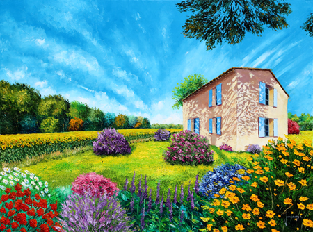 French Flowered Garden