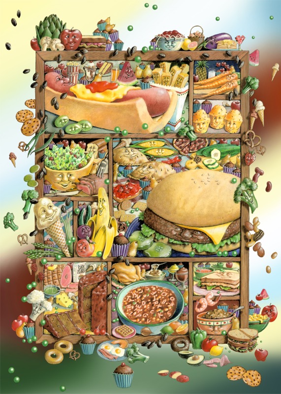 Food Shadowbox Hunt