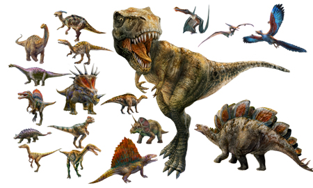 18 Individual Dinosaurs