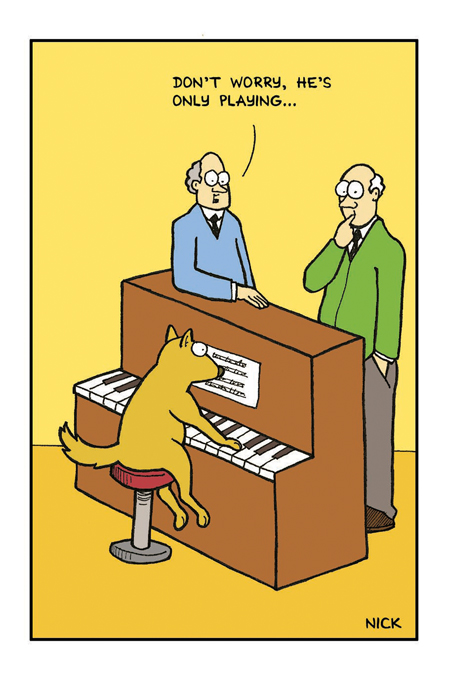 Imagine That – Dog on Piano